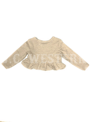 Wrangler 112322458 Infants Long Sleeve Printed TShirt Beige back view. If you need any assistance with this item or the purchase of this item please call us at five six one seven four eight eight eight zero one Monday through Saturday 10:00a.m EST to 8:00 p.m EST