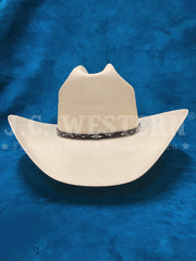 Resistol RSSACL-304281 SANTA CLARA George Strait Collection Straw Hat Natural front view. If you need any assistance with this item or the purchase of this item please call us at five six one seven four eight eight eight zero one Monday through Saturday 10:00a.m EST to 8:00 p.m EST