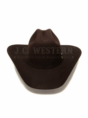 Serratelli BEAUMONT4E3BC 6X Felt Western Hat Black Cherry front view. If you need any assistance with this item or the purchase of this item please call us at five six one seven four eight eight eight zero one Monday through Saturday 10:00a.m EST to 8:00 p.m EST