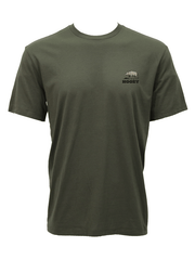 Hooey HT1891GR Mens Javelina T-Shirt Olive Green front view. If you need any assistance with this item or the purchase of this item please call us at five six one seven four eight eight eight zero one Monday through Saturday 10:00a.m EST to 8:00 p.m EST
