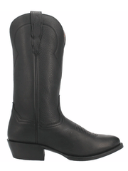Dan Post DP2480 Mens Pike Round Toe Western Boot Black side view. If you need any assistance with this item or the purchase of this item please call us at five six one seven four eight eight eight zero one Monday through Saturday 10:00a.m EST to 8:00 p.m EST