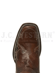 Circle G L5557 Ladies Embroidery Square Toe Boot Brown toe view from above. If you need any assistance with this item or the purchase of this item please call us at five six one seven four eight eight eight zero one Monday through Saturday 10:00a.m EST to 8:00 p.m EST