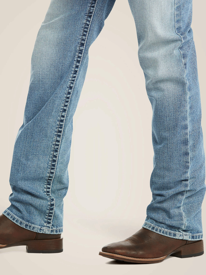 Ariat 10020942 Mens M2 Relaxed Stirling Stretch Boot Cut Jean Shasta front view. If you need any assistance with this item or the purchase of this item please call us at five six one seven four eight eight eight zero one Monday through Saturday 10:00a.m EST to 8:00 p.m EST