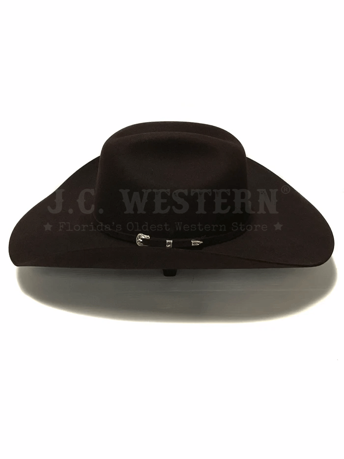 Serratelli BEAUMONT414BC 6X Felt Western Hat Black Cherry  front and side view. If you need any assistance with this item or the purchase of this item please call us at five six one seven four eight eight eight zero one Monday through Saturday 10:00a.m EST to 8:00 p.m EST