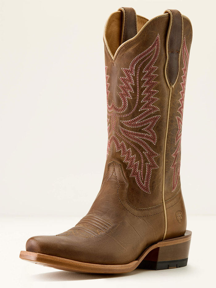 Ariat 10063962 Womens Futurity Flash Western Boot Totally Tan side / front view pair. If you need any assistance with this item or the purchase of this item please call us at five six one seven four eight eight eight zero one Monday through Saturday 10:00a.m EST to 8:00 p.m EST 