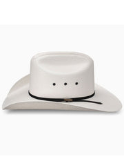 Resistol RSROJR-B73481AL Youth Rodeo Straw Cowboy Hat Natural side view. If you need any assistance with this item or the purchase of this item please call us at five six one seven four eight eight eight zero one Monday through Saturday 10:00a.m EST to 8:00 p.m EST