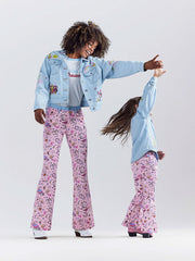 Wrangler 112345041 Womens BARBIE Retro High Rise Trouser Jean Pinnacle Pink adults and kids pants. If you need any assistance with this item or the purchase of this item please call us at five six one seven four eight eight eight zero one Monday through Saturday 10:00a.m EST to 8:00 p.m EST