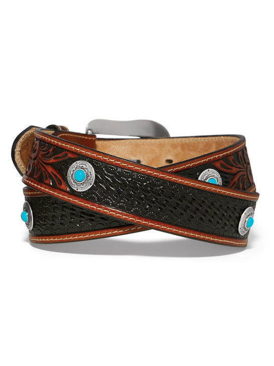 Justin C14233 Mens Durango Belt Black back view. If you need any assistance with this item or the purchase of this item please call us at five six one seven four eight eight eight zero one Monday through Saturday 10:00a.m EST to 8:00 p.m EST