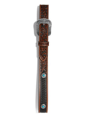 Justin C14233 Mens Durango Belt Black alternate front view. If you need any assistance with this item or the purchase of this item please call us at five six one seven four eight eight eight zero one Monday through Saturday 10:00a.m EST to 8:00 p.m EST