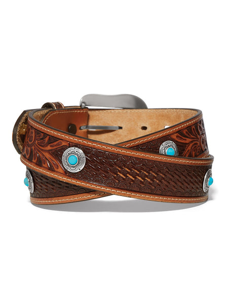 Justin C14235 Mens Durango Belt Dark Brown back view. If you need any assistance with this item or the purchase of this item please call us at five six one seven four eight eight eight zero one Monday through Saturday 10:00a.m EST to 8:00 p.m EST

