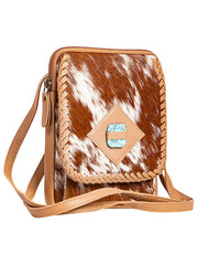 Myra Bag S-9426 Womens Cheyenne's Hope Hairon Bag Tan side view. If you need any assistance with this item or the purchase of this item please call us at five six one seven four eight eight eight zero one Monday through Saturday 10:00a.m EST to 8:00 p.m EST