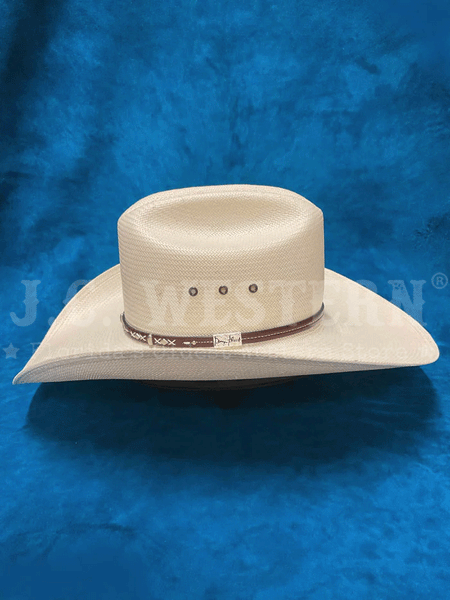 Resistol RSHAZE-304281 HAZER 10X George Strait Collection Straw Hat Natural left side view. If you need any assistance with this item or the purchase of this item please call us at five six one seven four eight eight eight zero one Monday through Saturday 10:00a.m EST to 8:00 p.m EST