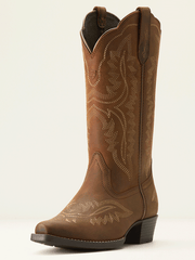 Ariat 10061138 Youth Casanova Western Boot Distressed Brown front and side view. If you need any assistance with this item or the purchase of this item please call us at five six one seven four eight eight eight zero one Monday through Saturday 10:00a.m EST to 8:00 p.m EST