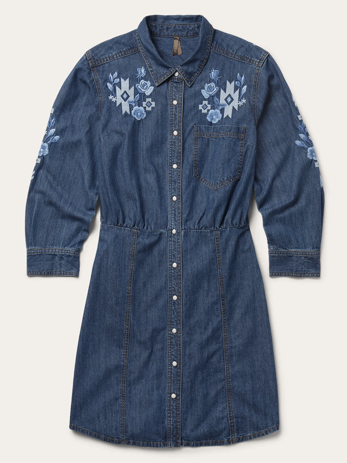 Stetson 11-057-0594-2045 Womens Shirt Dress Dark Blue Denim J.C. Western Wear Stetson 11-057-0594-2045 Womens Shirt Dress Dark Blue Denim J.C. Western Wear