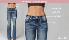 Miss Me M9303B Womens Horseshoe Bootcut Jean Neutral Blues measuring guide. If you need any assistance with this item or the purchase of this item please call us at five six one seven four eight eight eight zero one Monday through Saturday 10:00a.m EST to 8:00 p.m EST