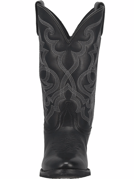 Laredo 51110 Womens MADDIE Leather Boot Black full front view. If you need any assistance with this item or the purchase of this item please call us at five six one seven four eight eight eight zero one Monday through Saturday 10:00a.m EST to 8:00 p.m EST