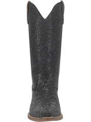 Dingo DI570-BK Womens Silver Dollar Fashion Western Boot Black front view. If you need any assistance with this item or the purchase of this item please call us at five six one seven four eight eight eight zero one Monday through Saturday 10:00a.m EST to 8:00 p.m EST
