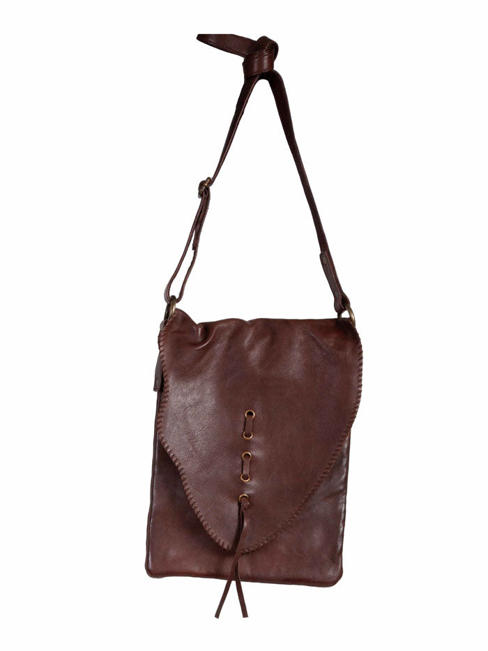 Scully B185-CHOC Womens Soft Leather Handbag Chocolate front view. If you need any assistance with this item or the purchase of this item please call us at five six one seven four eight eight eight zero one Monday through Saturday 10:00a.m EST to 8:00 p.m EST