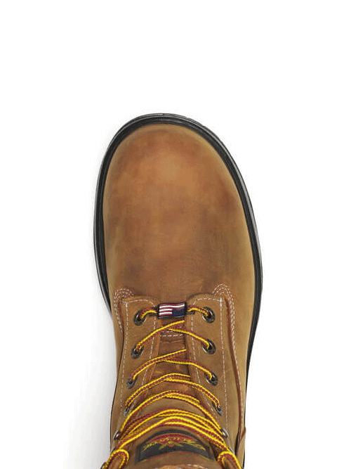 Thorogood 814-4249 Mens Genesis Series Waterproof Lace up Boot Chestnut front back and side view. If you need any assistance with this item or the purchase of this item please call us at five six one seven four eight eight eight zero one Monday through Saturday 10:00a.m EST to 8:00 p.m EST