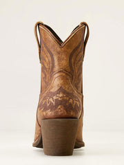 Ariat 10051170 Womens Chandler Western Boot Naturally Distressed Brown back view. If you need any assistance with this item or the purchase of this item please call us at five six one seven four eight eight eight zero one Monday through Saturday 10:00a.m EST to 8:00 p.m EST