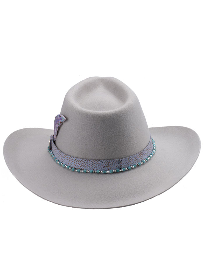 Bullhide TURNING POINT 0869SB Womens Fashion Felt Collection Hat Silverbelly side / front view. If you need any assistance with this item or the purchase of this item please call us at five six one seven four eight eight eight zero one Monday through Saturday 10:00a.m EST to 8:00 p.m EST