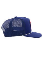 Hooey 2274T-BL Pabst Blue Ribbon Snapback Hat Blue right side view. If you need any assistance with this item or the purchase of this item please call us at five six one seven four eight eight eight zero one Monday through Saturday 10:00a.m EST to 8:00 p.m EST