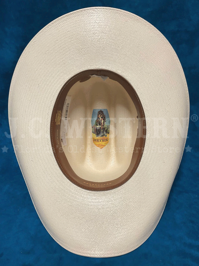 Stetson SSRDEO-664281 RODEO 10X Straw Hat Natural side and front view. If you need any assistance with this item or the purchase of this item please call us at five six one seven four eight eight eight zero one Monday through Saturday 10:00a.m EST to 8:00 p.m EST