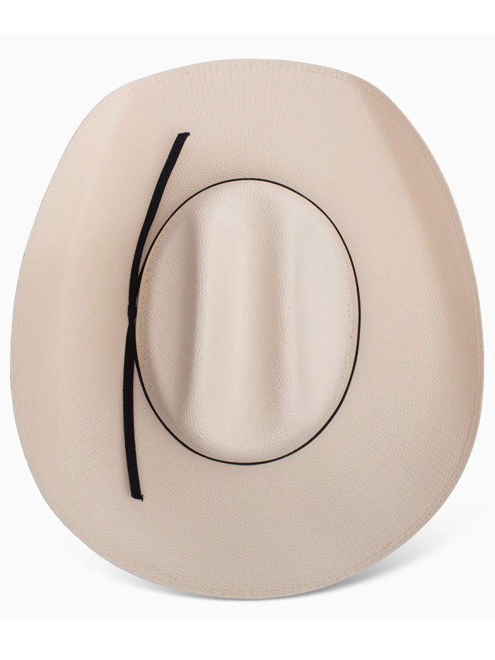 Resistol RSRIGR-074281 RINGER 7X Cowboy Straw Hat Natural side / front view. 