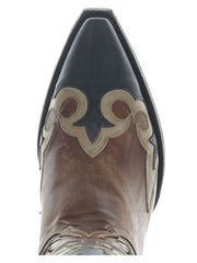 Old Gringo L3911-4 Womens NEVADA OVERLAY Leather Boot Vesuvio Brass toe view. If you need any assistance with this item or the purchase of this item please call us at five six one seven four eight eight eight zero one Monday through Saturday 10:00a.m EST to 8:00 p.m EST