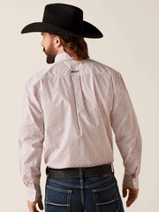Ariat 10047379 Mens Neithan Classic Fit Shirt White back view. If you need any assistance with this item or the purchase of this item please call us at five six one seven four eight eight eight zero one Monday through Saturday 10:00a.m EST to 8:00 p.m EST