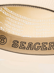 Seager SEA11796 FREEHAND 4X Straw Hat Ivory inside view. If you need any assistance with this item or the purchase of this item please call us at five six one seven four eight eight eight zero one Monday through Saturday 10:00a.m EST to 8:00 p.m EST