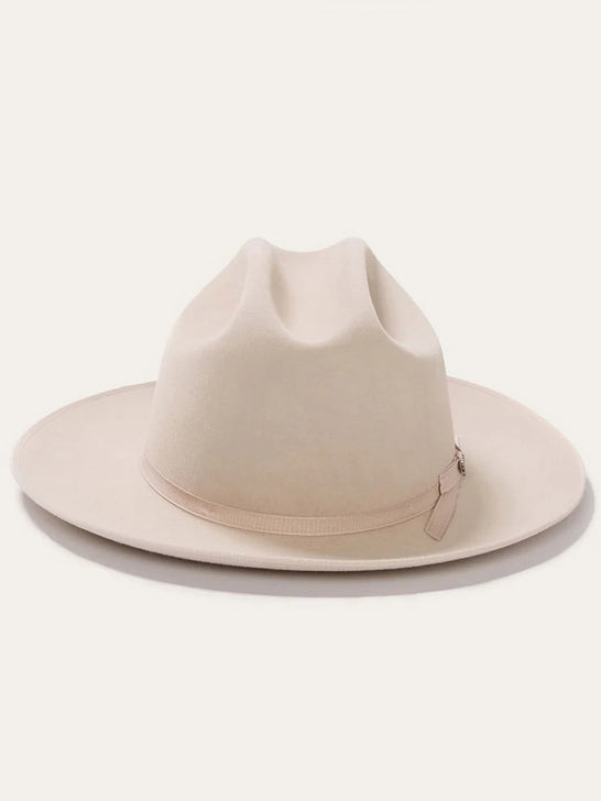 Stetson SFOPRD-052661 Classics Collection Open Road 6X Felt Hat Silverbelly front view. If you need any assistance with this item or the purchase of this item please call us at five six one seven four eight eight eight zero one Monday through Saturday 10:00a.m EST to 8:00 p.m EST