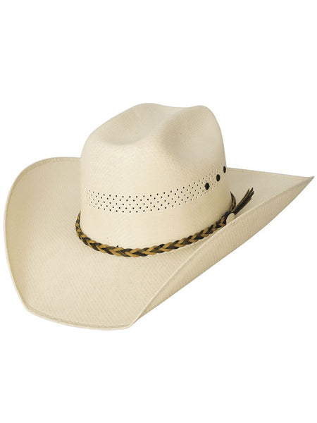 Bullhide GEAR UP 2662 50X Straw Hat Natural side / front view. If you need any assistance with this item or the purchase of this item please call us at five six one seven four eight eight eight zero one Monday through Saturday 10:00a.m EST to 8:00 p.m EST