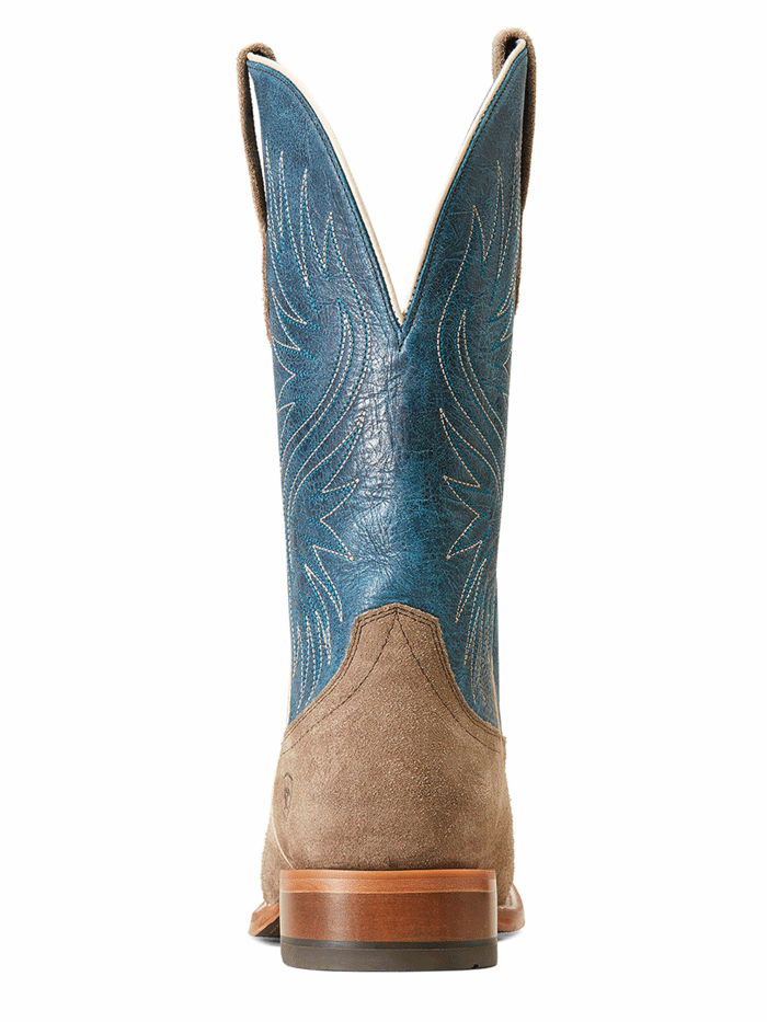 Ariat 10047071 Mens Circuit Rockridge Western Boot Smokey Roughout front and side view. If you need any assistance with this item or the purchase of this item please call us at five six one seven four eight eight eight zero one Monday through Saturday 10:00a.m EST to 8:00 p.m EST