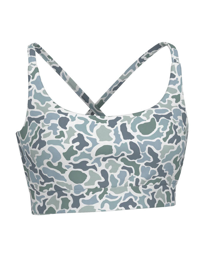 Local Girl Outfitters L5140002-LCC Womens LG Sports Bra Localflage Coast front view. If you need any assistance with this item or the purchase of this item please call us at five six one seven four eight eight eight zero one Monday through Saturday 10:00a.m EST to 8:00 p.m EST

