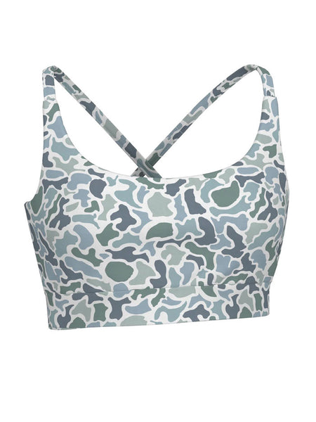Local Girl Outfitters L5140002-LCC Womens LG Sports Bra Localflage Coast front view. If you need any assistance with this item or the purchase of this item please call us at five six one seven four eight eight eight zero one Monday through Saturday 10:00a.m EST to 8:00 p.m EST
