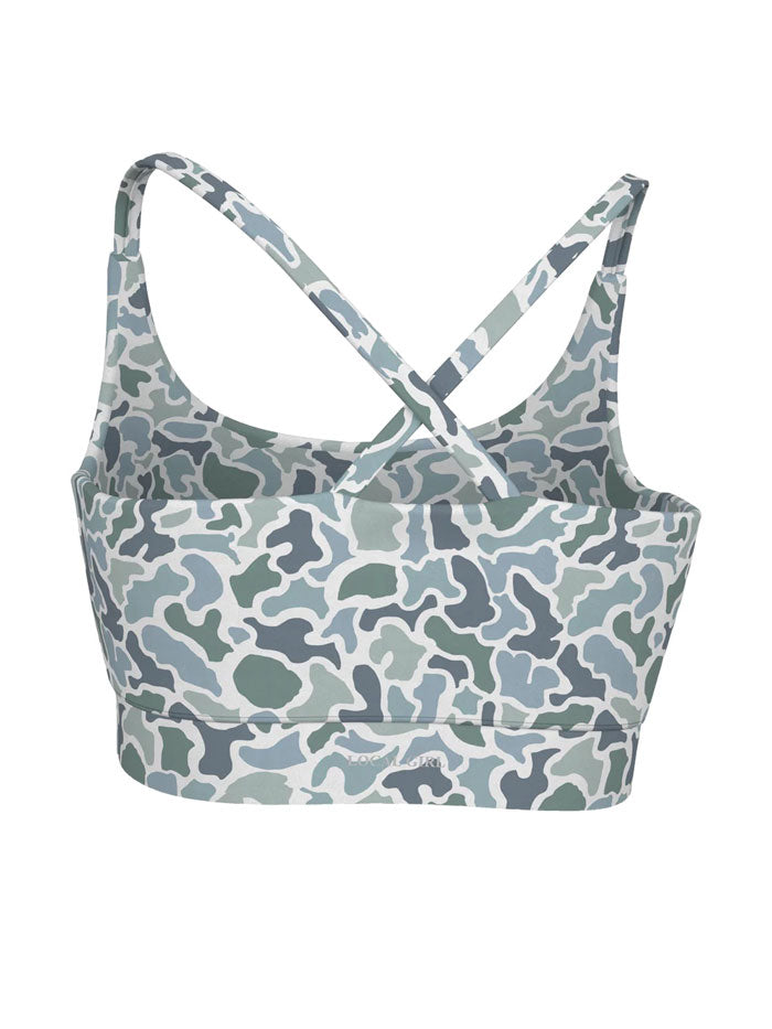 Local Girl Outfitters L5140002-LCC Womens LG Sports Bra Localflage Coast front view. If you need any assistance with this item or the purchase of this item please call us at five six one seven four eight eight eight zero one Monday through Saturday 10:00a.m EST to 8:00 p.m EST
