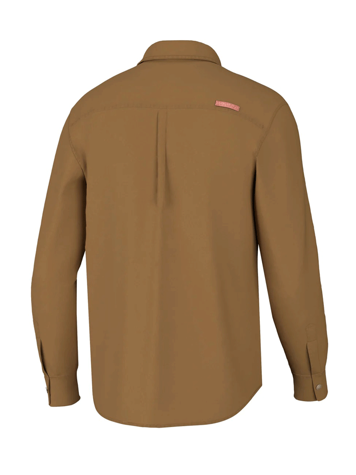 Local Boy Outfitters L1300014-ROK Mens Sportsmans Shacket Rustic Oak front view. If you need any assistance with this item or the purchase of this item please call us at five six one seven four eight eight eight zero one Monday through Saturday 10:00a.m EST to 8:00 p.m EST