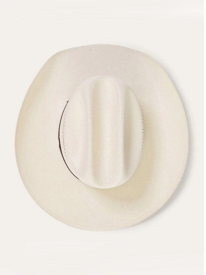 Stetson SSLOBO-304281 LOBO 10X Straw Hat Natural front / side view. If you need any assistance with this item or the purchase of this item please call us at five six one seven four eight eight eight zero one Monday through Saturday 10:00a.m EST to 8:00 p.m EST