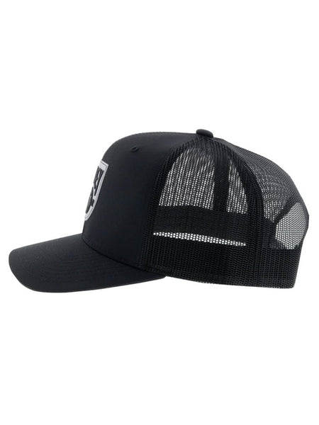 Hooey 2003T-BK BRONX Hat Black left side view. If you need any assistance with this item or the purchase of this item please call us at five six one seven four eight eight eight zero one Monday through Saturday 10:00a.m EST to 8:00 p.m EST