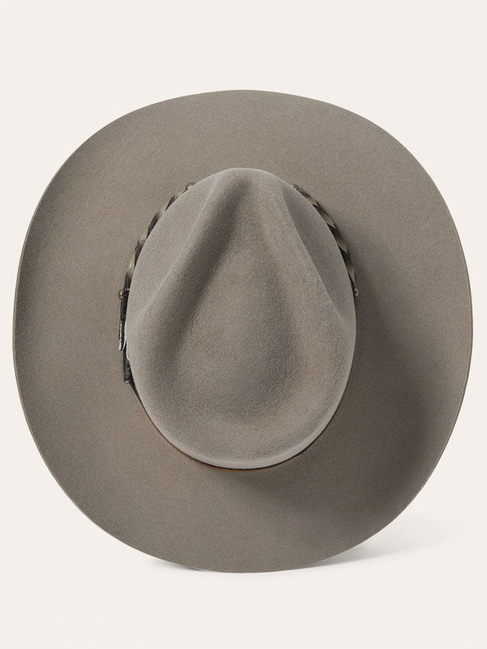 Stetson SBDFTR-163420 DRIFTER 4X Western Hat Stone side / front view. If you need any assistance with this item or the purchase of this item please call us at five six one seven four eight eight eight zero one Monday through Saturday 10:00a.m EST to 8:00 p.m EST