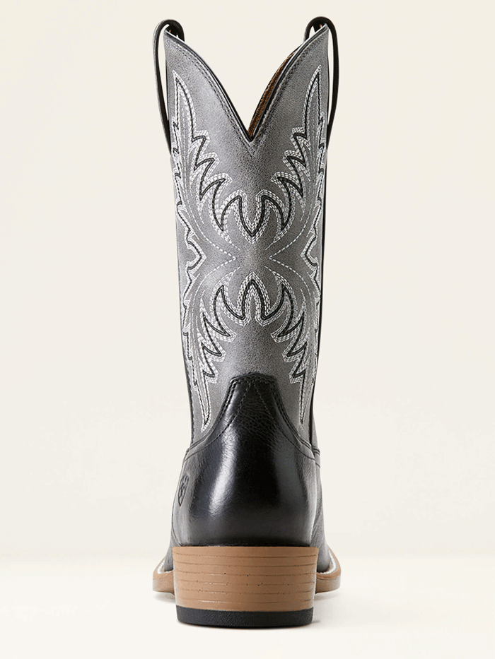 Ariat 10053695 Mens Renegade Cowboy Boot Titanium Black Night front and side view. If you need any assistance with this item or the purchase of this item please call us at five six one seven four eight eight eight zero one Monday through Saturday 10:00a.m EST to 8:00 p.m EST