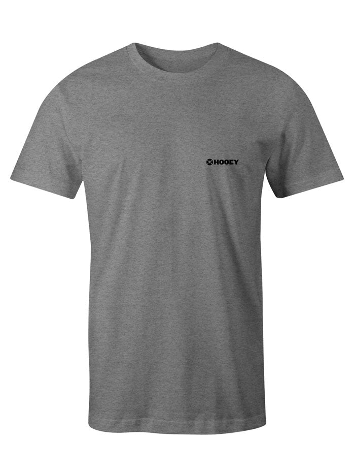 Hooey HT1683GY Mens Howler T-Shirt Grey Heather back view. If you need any assistance with this item or the purchase of this item please call us at five six one seven four eight eight eight zero one Monday through Saturday 10:00a.m EST to 8:00 p.m EST