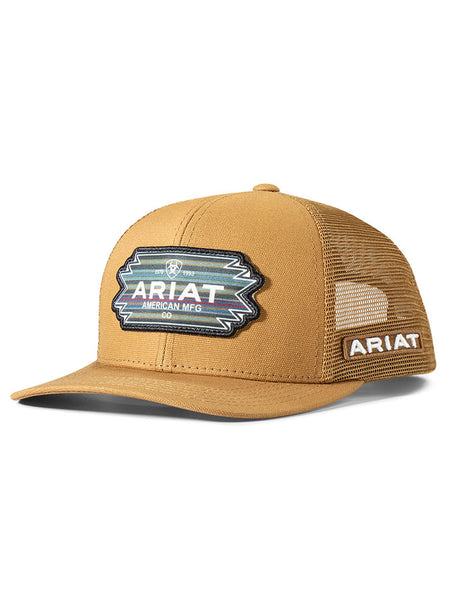 Ariat A300081335 Multi Sothwest Patch Cap Gold side / front view. If you need any assistance with this item or the purchase of this item please call us at five six one seven four eight eight eight zero one Monday through Saturday 10:00a.m EST to 8:00 p.m EST