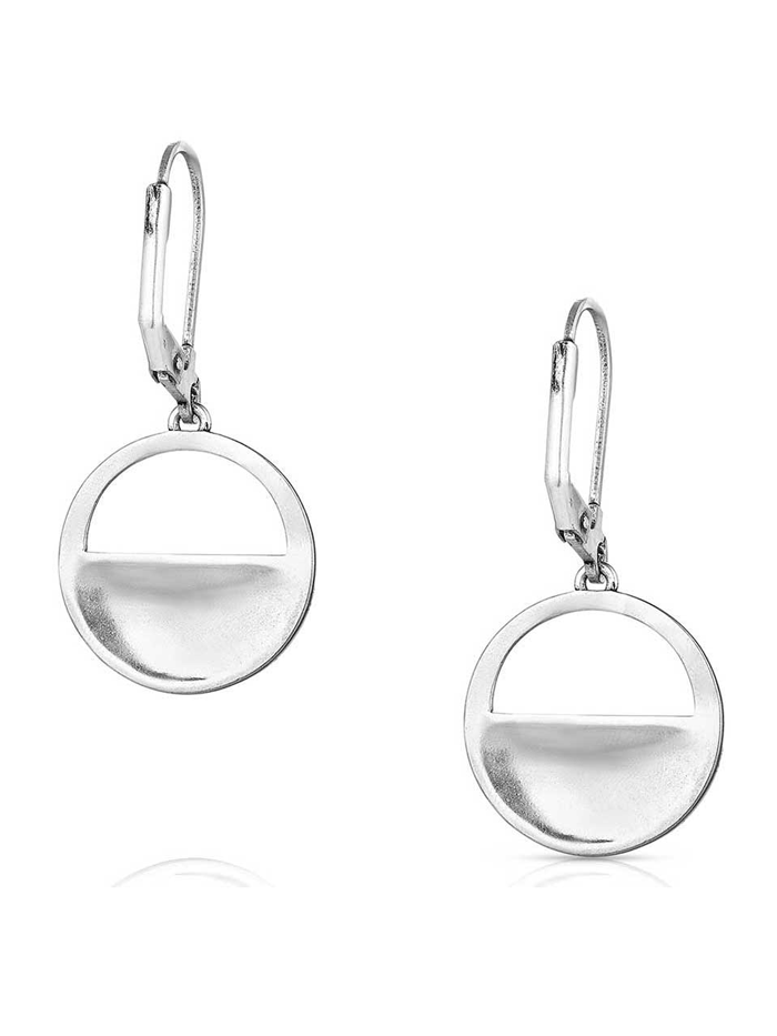 Montana Silversmiths ER5869 Womens Treasured Embrace Earrings Silver front view. If you need any assistance with this item or the purchase of this item please call us at five six one seven four eight eight eight zero one Monday through Saturday 10:00a.m EST to 8:00 p.m EST