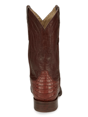 Tony Lama DR5260 Mens Tremaine Caiman Boot Cognac back view. If you need any assistance with this item or the purchase of this item please call us at five six one seven four eight eight eight zero one Monday through Saturday 10:00a.m EST to 8:00 p.m EST
