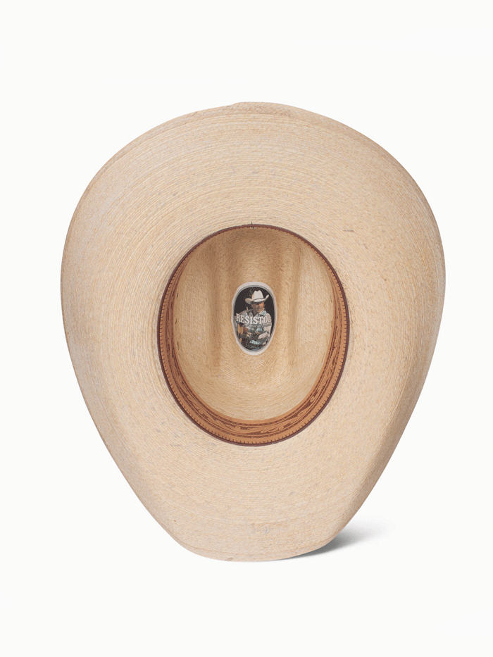 Resistol RSCTRL-804081 Centerline George Strait Cowboy Palm Hat Natural side and front view. If you need any assistance with this item or the purchase of this item please call us at five six one seven four eight eight eight zero one Monday through Saturday 10:00a.m EST to 8:00 p.m EST