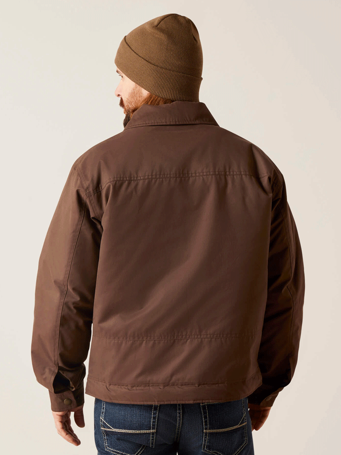 Ariat 10046385 Mens Grizzly 2.0 Canvas Conceal and Carry Jacket Bracken front view. If you need any assistance with this item or the purchase of this item please call us at five six one seven four eight eight eight zero one Monday through Saturday 10:00a.m EST to 8:00 p.m EST