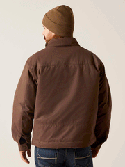 Ariat 10046385 Mens Grizzly 2.0 Canvas Conceal and Carry Jacket Bracken back view. If you need any assistance with this item or the purchase of this item please call us at five six one seven four eight eight eight zero one Monday through Saturday 10:00a.m EST to 8:00 p.m EST