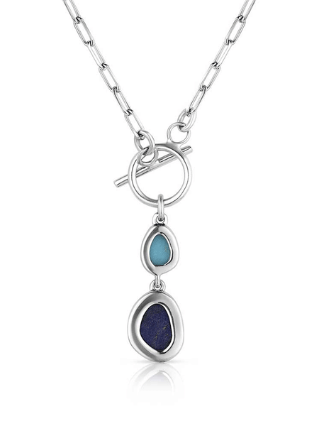 Montana Silversmiths NC5856 Womens Nature's Obsession Necklace Silver back view. If you need any assistance with this item or the purchase of this item please call us at five six one seven four eight eight eight zero one Monday through Saturday 10:00a.m EST to 8:00 p.m EST